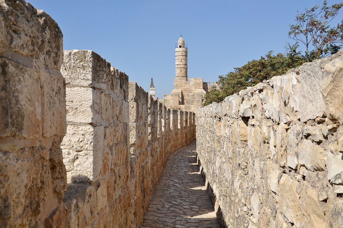 Old City Walls and Tower of David in Jerusalem (2019) 03